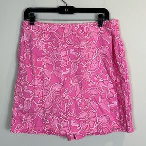 White Stag pink Barbie core stretch skort women size 14